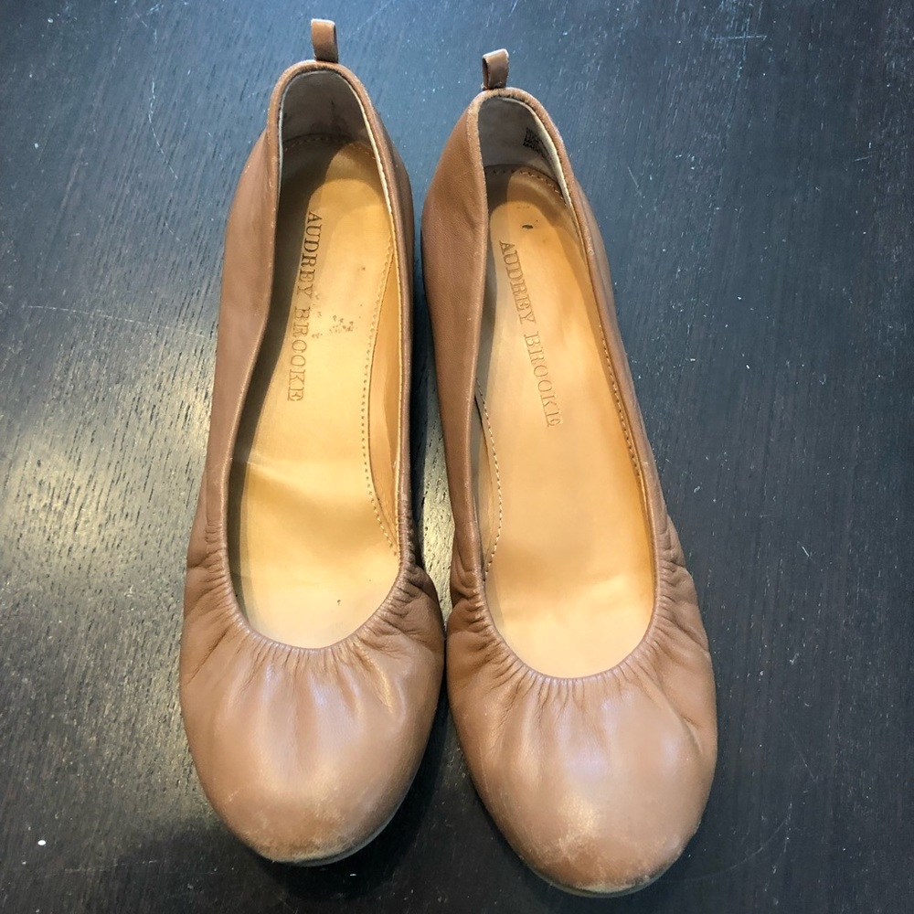 Brown Leather Flats